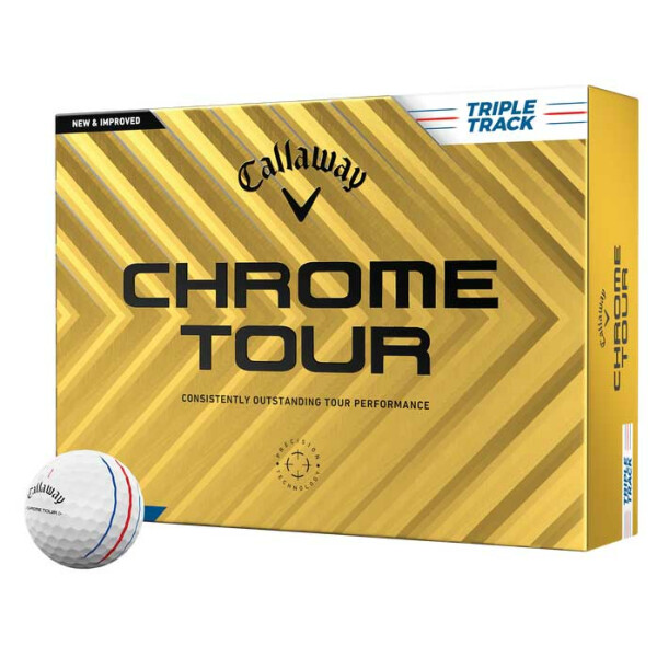 Callaway Chrome Tour Triple Track Weiß - NEU 12 Bälle